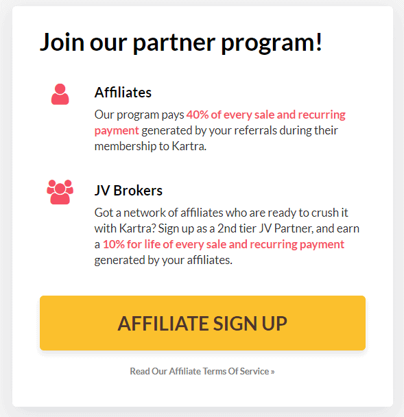 kartra affiliate